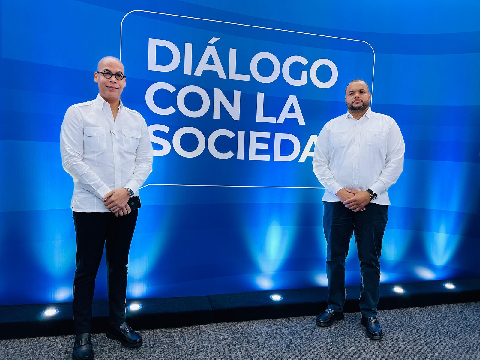 Representantes de UDOMIPYME en el evento Diálogo con la Sociedad